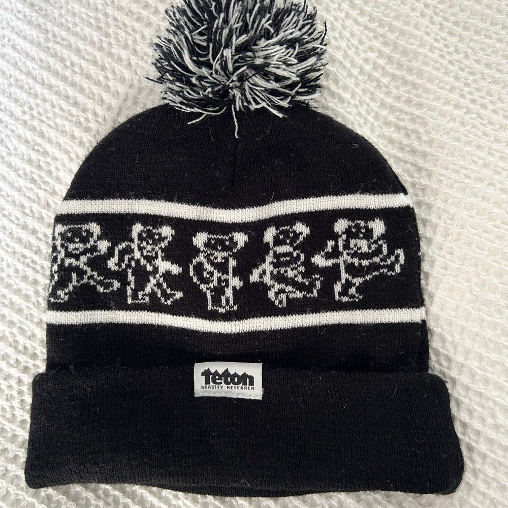 Teton Gravity Research x Grateful Dead Dancing Bears Pom Beanie